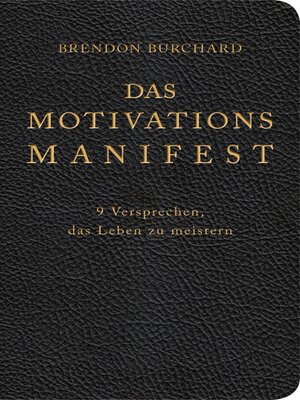cover image of Das MotivationsManifest
